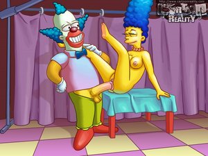 Marge sucks homers big