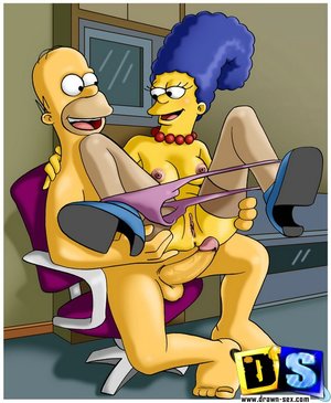 Marge butt licked homer