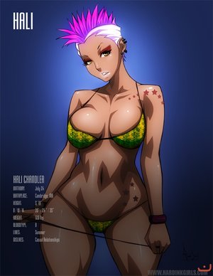 Manga babes presentment bikinis
